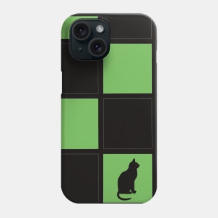 Cat silhouette Phone Case