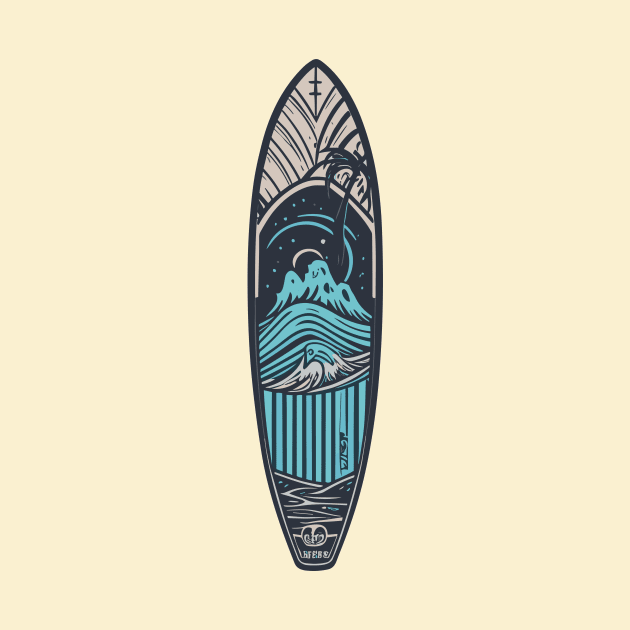 surfboard art, surfing surfer vibes, v22 by H2Ovib3s