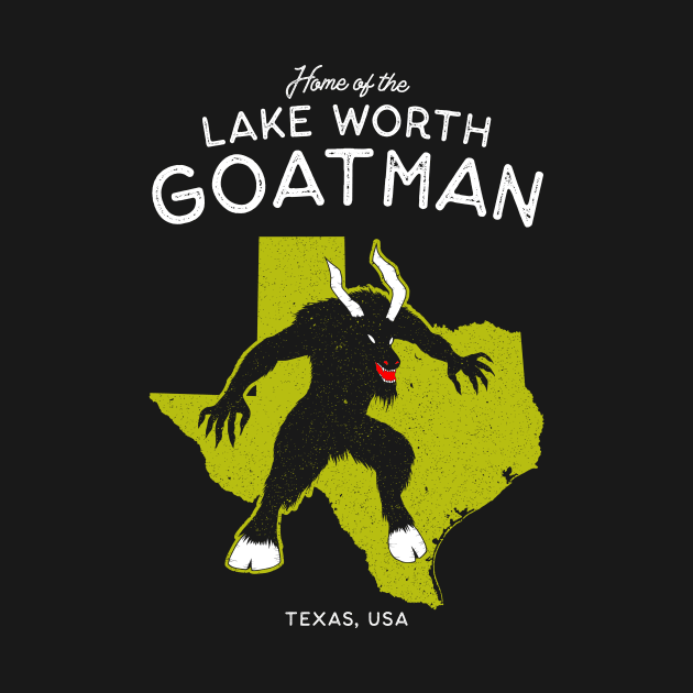 Home of the Lake Worth Goatman Monster - Texas, USA Cryptid by Strangeology