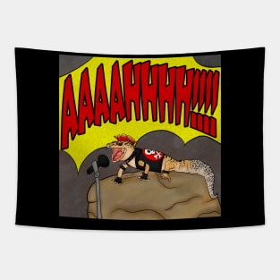 Punk Rock Gecko Tapestry