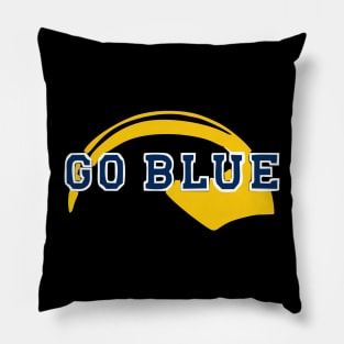 go blue Pillow