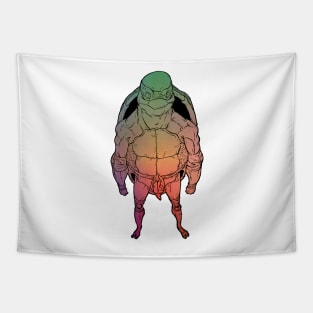 Mutant Rainbow Ninja Turtle Tapestry