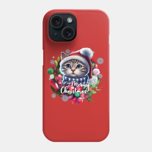 Meowy Christmas Phone Case