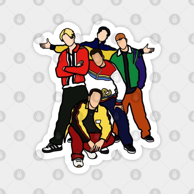 Backstreet Boys Magnet by LiloAndArt