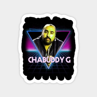 People Just Do Nothing Chabuddy G Retro 80s Neon Landscape Magnet