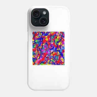 Putting The Pieces Together or THE TRUTH ALWAYS COMES OUT Abstract Phone Case