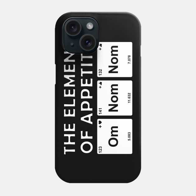 The Element Of Life - Appetite Phone Case by Ultra Silvafine