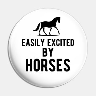 Horse - Easily excited by horses Pin