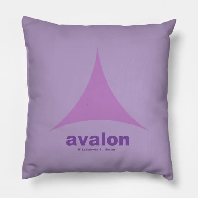 Avalon Night Club- Boston Pillow by GeekGiftGallery