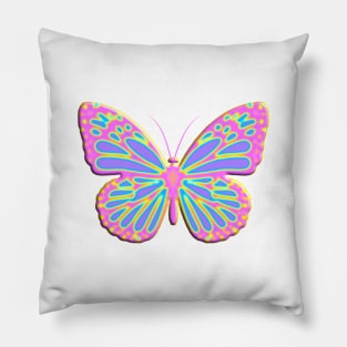 Pink Butterfly Pillow