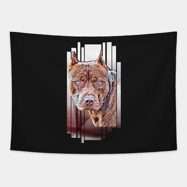 pitbull shirt, pitbull love, love pitbull, pitbull owner, dog breed pitbull, pitbull dog breed, pitbull Tapestry by Shadowbyte91