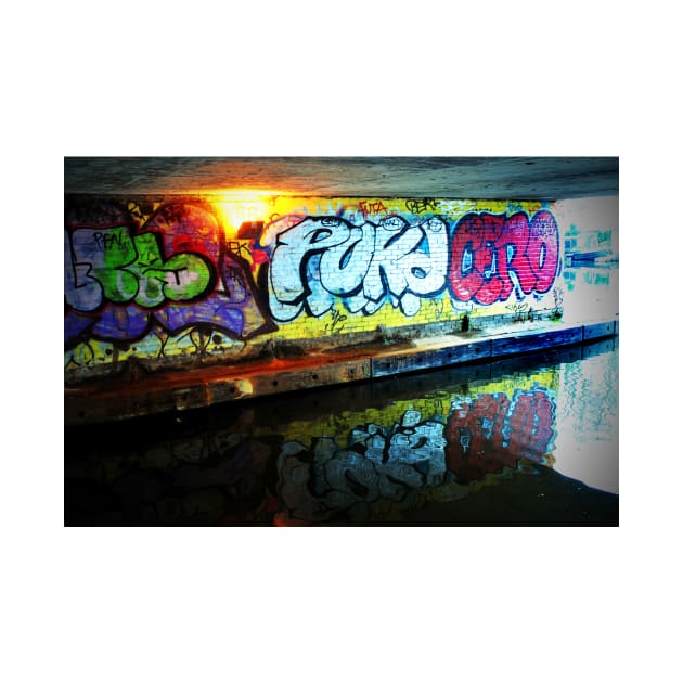 Graffiti Street Art Regent's Canal Camden London by AndyEvansPhotos