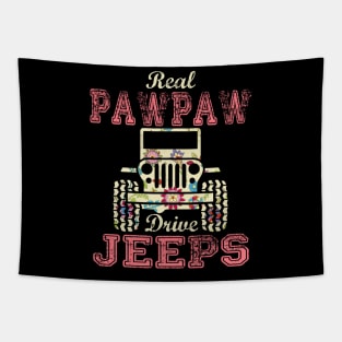 Real Papaw Drive Jeeps Cute Flower Jeep Floral Jeeps Women/Kid Jeep Lover Jeep Girl Tapestry