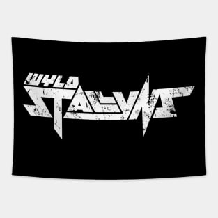 Wyld Stallyns logo Heavy Metal (distressed) Tapestry