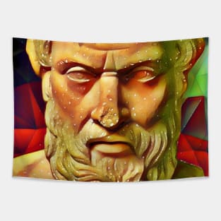 Herodotus Snow Portrait | Herodotus Artwork 15 Tapestry