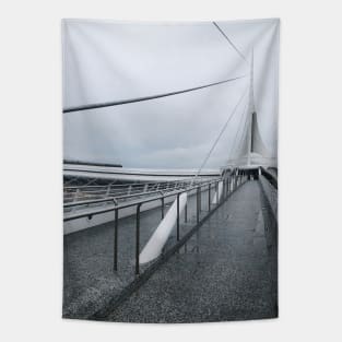 Milwaukee Art Museum Grey Skies Tapestry