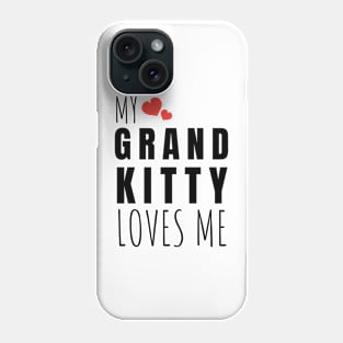 Grandma Grandkitty Tshirt Mug Stickers Gifts Phone Case