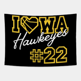 Caitlin Clark Iowa Hawkeyes Tapestry