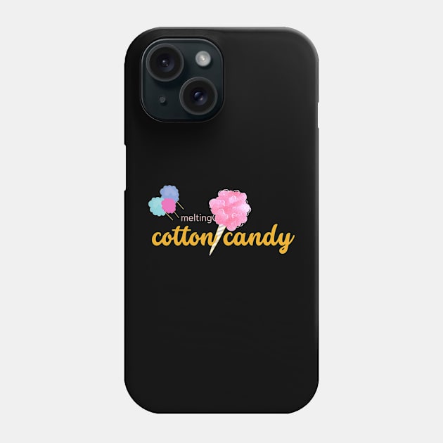 Melting Cotton Candy Phone Case by Color by EM