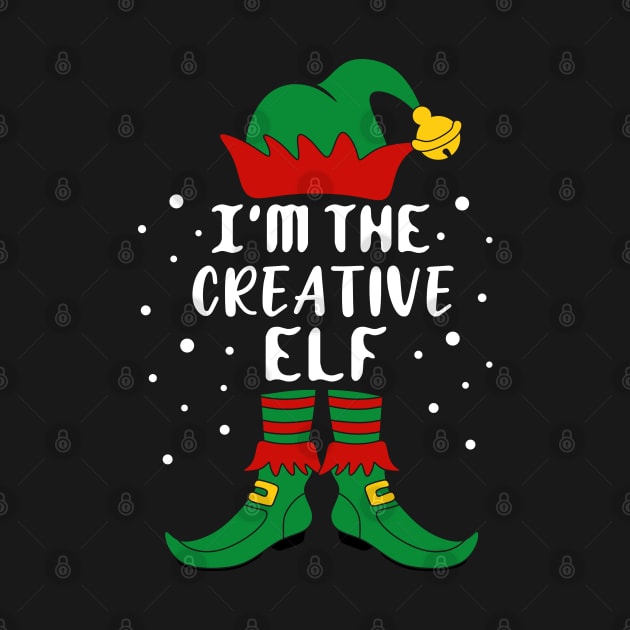 I'm The Creative Elf matching family christmas by creativeKh