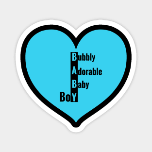 Bubbly Adorable Baby Boy Gifts Magnet