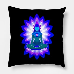 Aura Blue Meditation 02 Pillow