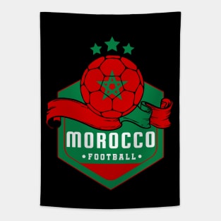 Morocco Football Tapestry