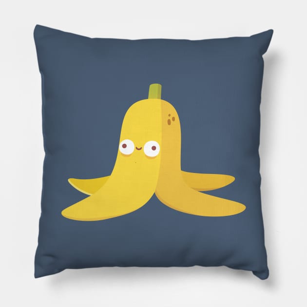 Cute Derpy Banana Peel Pillow by rustydoodle