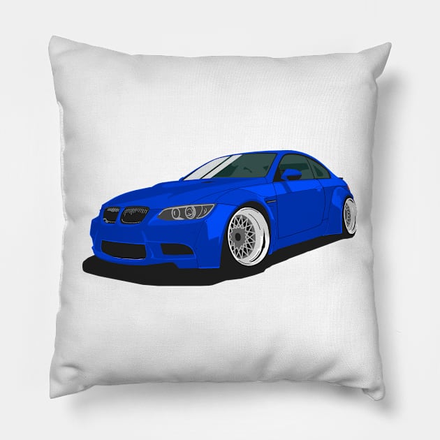 BMW M3 e92 Pillow by Rebellion Store