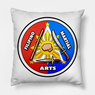 Filipino Martial Arts Logo (triangle style) Pillow