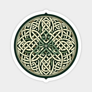 Eternal Celtic Knotwork Mandala Art 3 Magnet