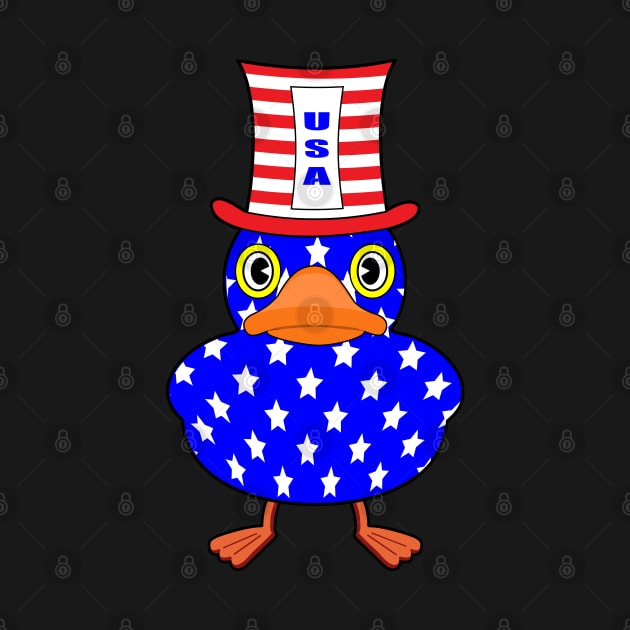 Cool Rubber duck USA by BigTime