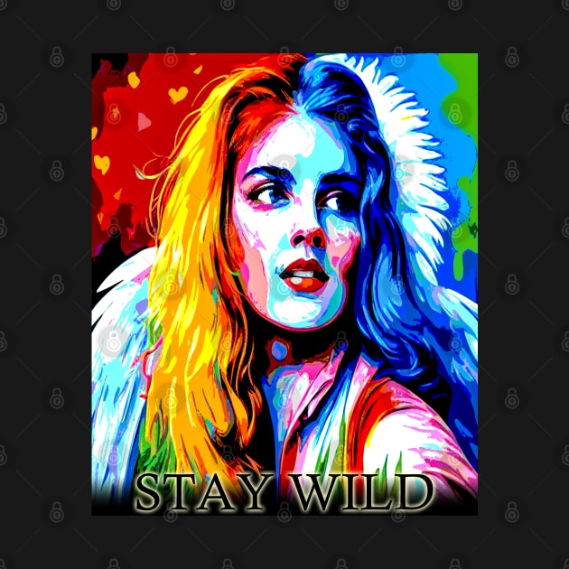 Stay Wild Angel Heart by Heartsake