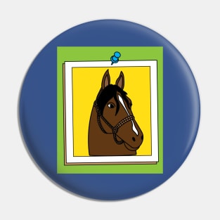 Horses Rider Pony Girl Pin