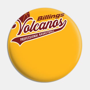 Billings Volcanos Pin