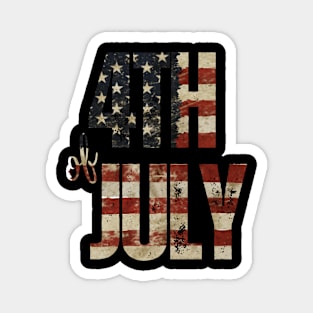 Fourth of July Magnet