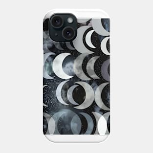 crescent moon  pattern Phone Case