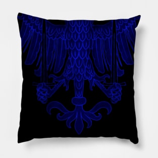 Komnenos dynasty - Neon Blue (2) Pillow