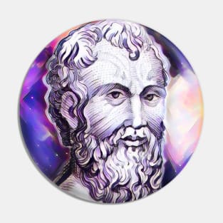 Zeno of Citium Pink Portrait | Zeno of Citium Artwork 7 Pin