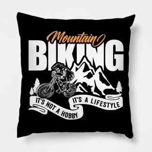 Mountain Biker Pillow