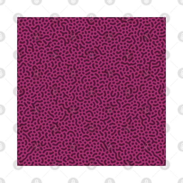 Bacteria Turing Pattern (Purple Pink) by John Uttley