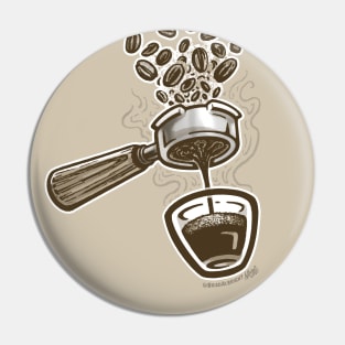 Not Going To Waste My Shot... of Espresso! In Color! Pin