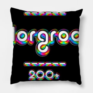 ColorGroove Logo Retro-Rainbow-Tube nostalgia (wf) Pillow