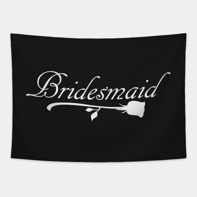 Bridesmaid Wedding Accessories Tapestry by DepicSpirit