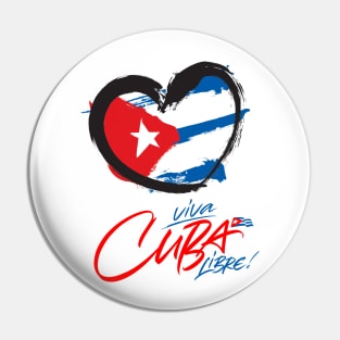 Viva Cuba Libre - Patria Y Vida Pin