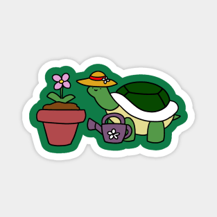 Gardener Turtle Magnet