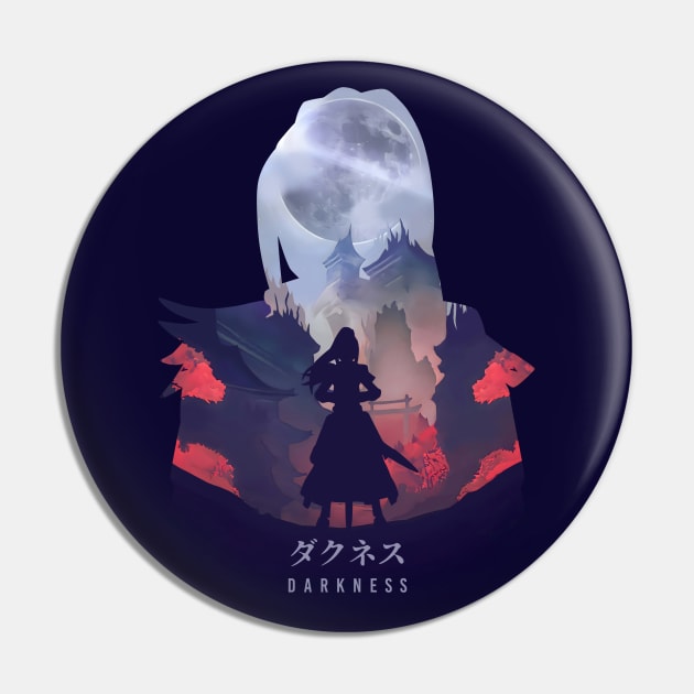 Darkness - Dark Illusion Pin by The Artz