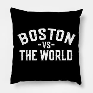 Boston Vs The World Pillow