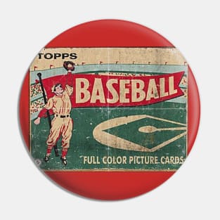 Vintage Baseball Trading Card Pin