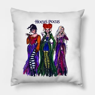 hocus pocus fanart Pillow